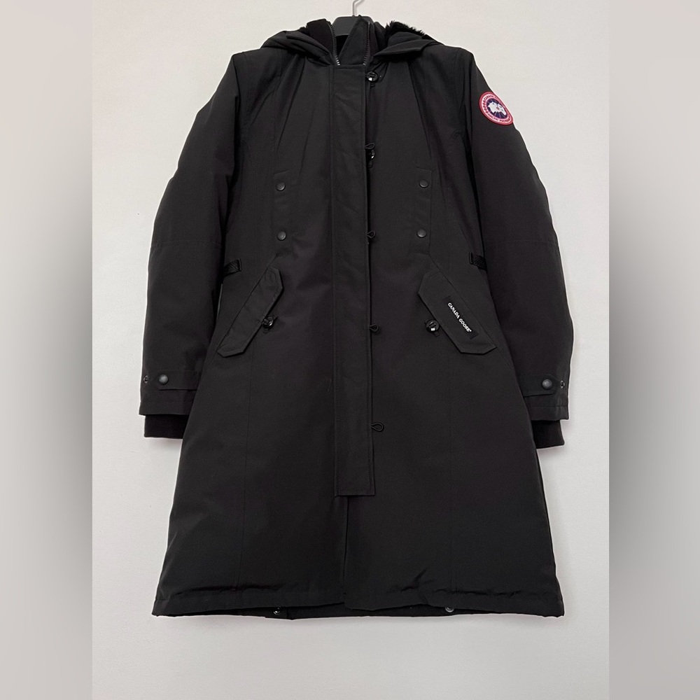Authentic Canada Goose Kensington Parka Coat Jacket With Hood